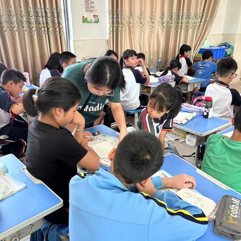 博罗县柏塘中心小学青年教师培养：推门听课活动纪实