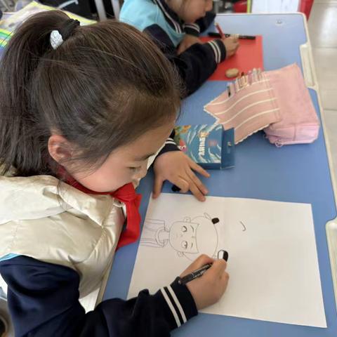 新城区爱民街小学“多彩社团”——简笔画社团活动纪实