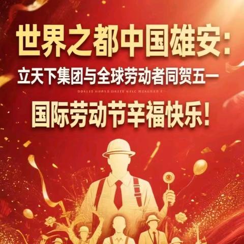 新形象、新目标、新责任、新航程——立天下集团五一国际劳动节献辞！
