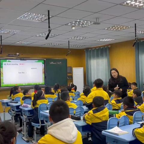 云上之约,互动课堂——滨海县实验小学和八巨镇中心小学异地同步课堂教学活动