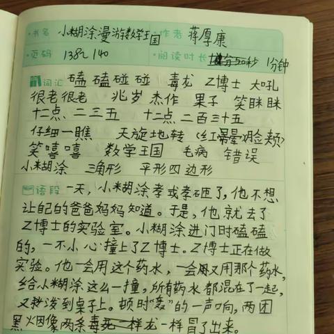 【巨峰镇中心小学郭怡慧】学.思.享，让阅读走向深入——四年级一班寒假读书活动