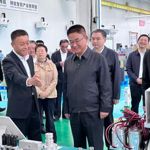 省科技厅党组书记、厅长孙海生到泰和电力调研科技创新工作
