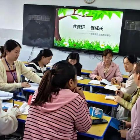 颍川学校一年级语文三组——九月教研活动