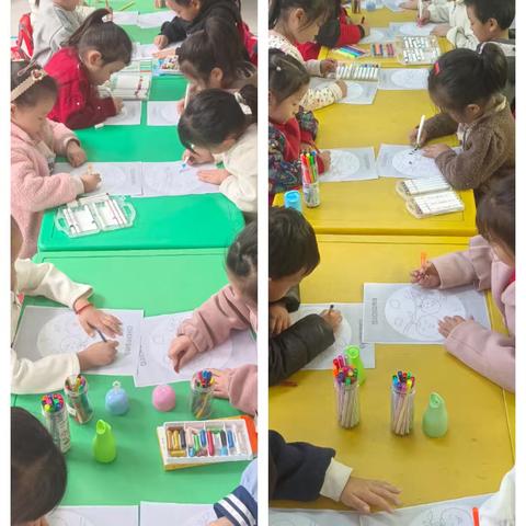 柿子熟了——经开区留东幼儿园幼儿绘画活动小记