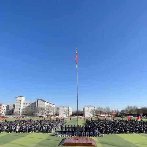 蠡县大百尺中学初二年级期中质量监测表彰大会