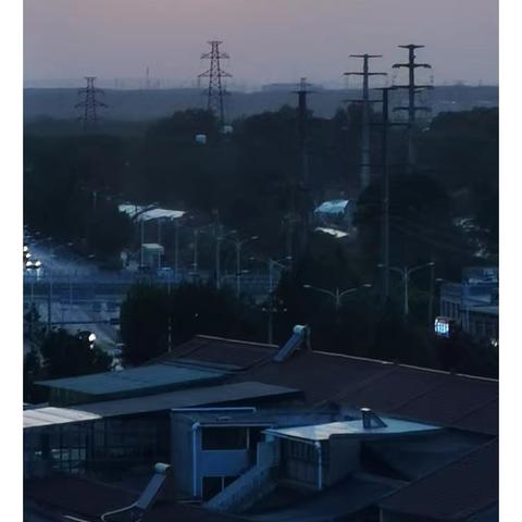 乡村的黄昏