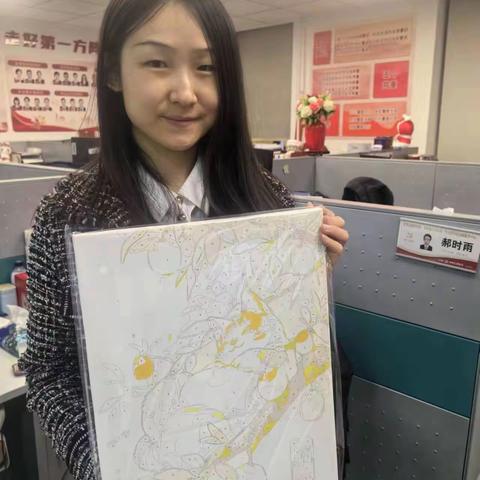 普惠金融事业部组织“画美人更美”三八节绘画工会活动