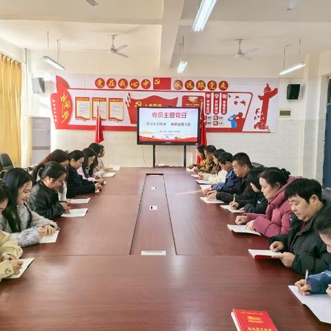 学习全会精神，凝聚奋进力量——洛宁县第一实验小学党支部党员主题日活动纪实