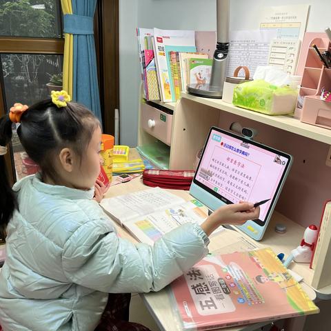 居家学习，抗疫有我—江南小学二年级一班薛雅元