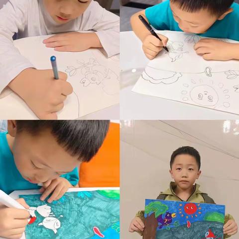 妙笔生花绘童话--泗阳县第二实小桃李路校区二年级组“多彩童话我来画”绘画大赛。
