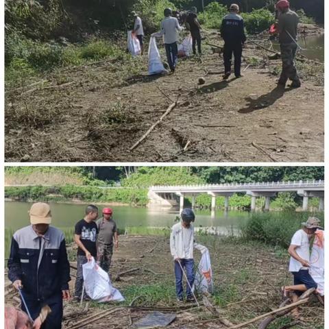 通什｜绿水碧波齐守护 河道保洁不松懈