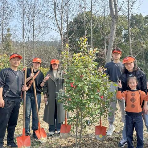 雷锋精神薪火传|无锡分行团委开展大型公益植树活动