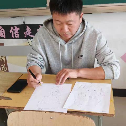 赛技能 展风采—巴彦塔拉学校教师三字一画比赛