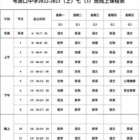 停课不停学，停课不停教-新港韦源口中学七年级纪实