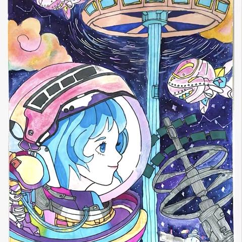 奇思妙想探科学  幻想童画展未来——莲湖区红光路小学科技幻想绘画比赛