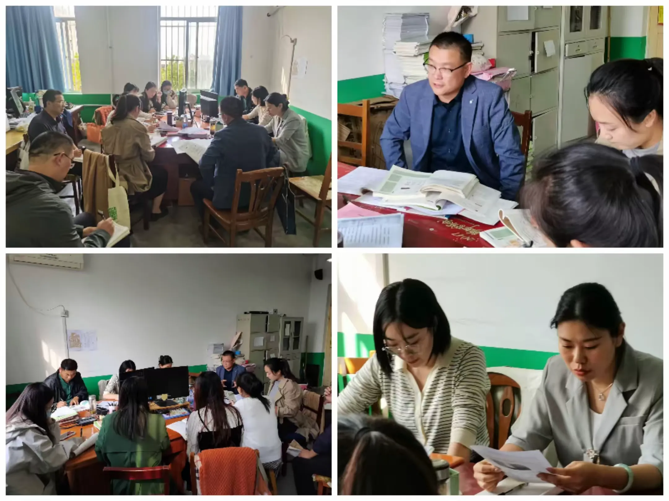 简篇-教学研究中心莅临舜耕中学教学调研