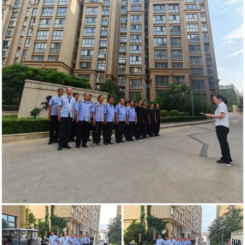 消防安全    警钟长鸣                 ——景源物业消防演练