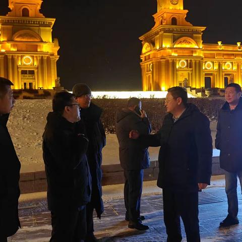 市政府副市长谭乐伟深入道里区友谊西路检查指导清冰雪工作