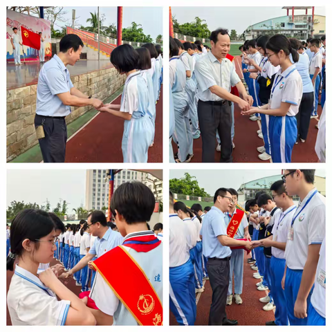 传承五四精神,绽放青春风采—2025年海口四中举行纪念五四运动106周年表彰大会暨新团员入团仪式