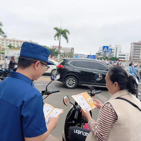 波莲镇开展消防安全宣传活动