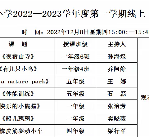 云端教研聚合力，线上观摩绽芬芳——榆林高新区第七小学线上“示范课”活动