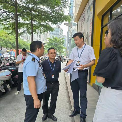 葛庆副局长带队到嘉大广场开展无照经营及特种设备安全检查