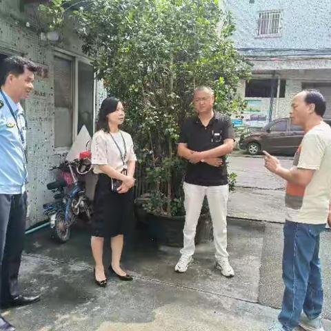 商管科到石门珠岗工业区开展无照经营督导检查