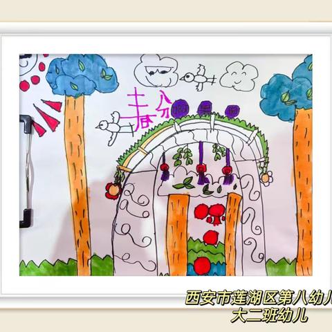 春日趣寻，邂逅春分——西安市莲湖区第八幼儿园“春分”主题活动