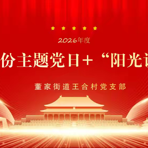 院后村党支部开展2月份主题党日活动