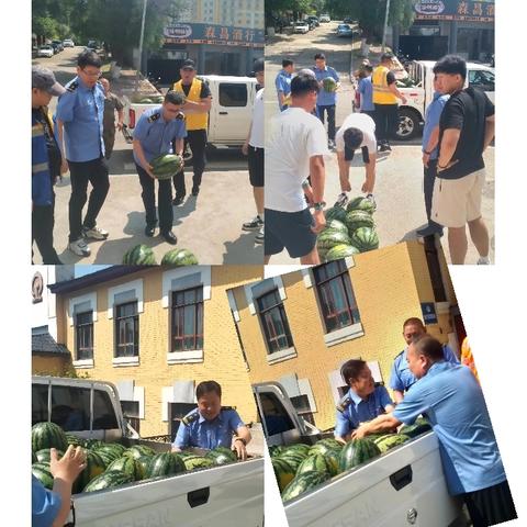 为一线职工送清凉、御高温、保安全