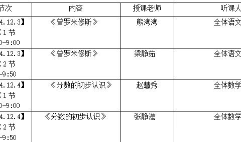 同课异构，创新思维——2024秋季邓家小学青年教师同课异构活动