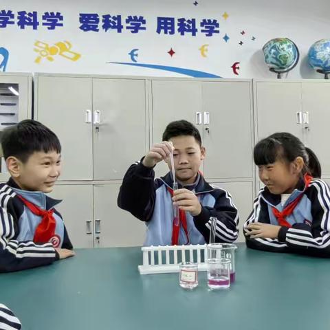 神奇的变色游戏—团结东街小学五年级科学实验活动纪实