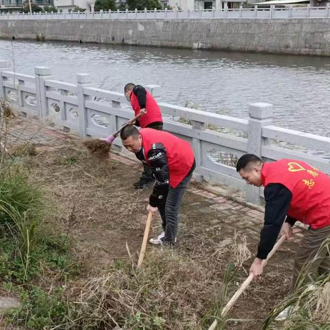 城头镇一月份“河长日”巡河暨“护河爱水迎新春”活动