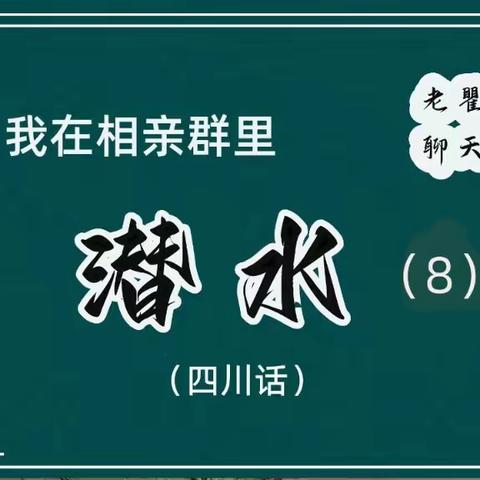 （四川话）我在相亲群里潜水（8）