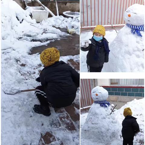 雪遇童年，萌娃出动——乔庄镇中心幼儿园小班萌娃扫雪玩雪掠影