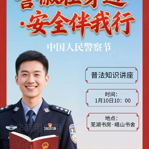 警徽映书香， 安全伴我行——繁昌四书房警察节防拐安全教育暖心开讲