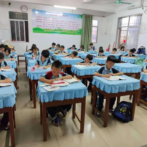 昌江西区小学二年级2班学生的校园生活