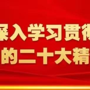 【小营学区】杨小营中心小学学习贯彻“党的二十大”系列展播（十二）