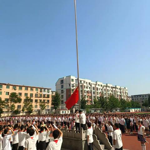 乘风破浪，助力中考——海州北关小学第15周升旗仪式