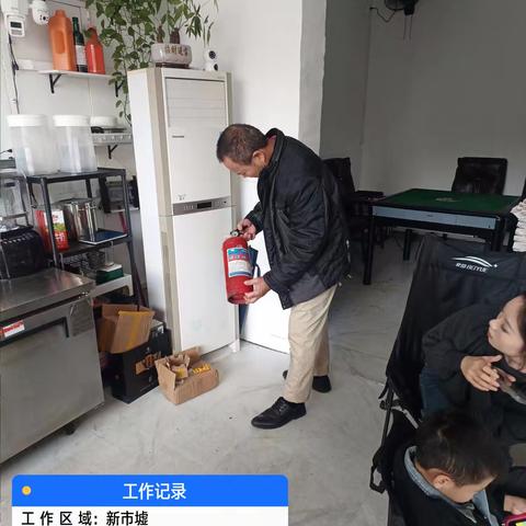 新市墟商铺消防安全检查工作