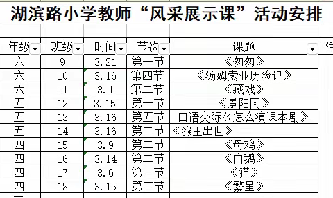 春风化雨，桃李芬芳——湖滨路小学高段综合教研组风采展示