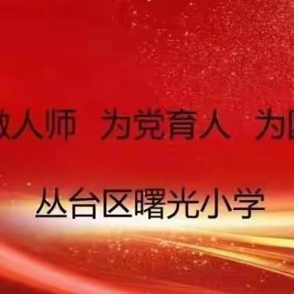 躬耕教坛 强国有我——曙光小学争做四有好老师事迹展播（三十三）