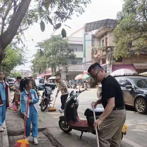 临高县波莲中心小学开展以“灭蚊蝇 清垃圾”为专题的专项活动