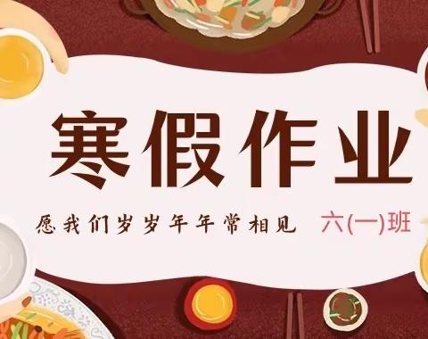 宝丰县王铁庄小学2024年六年级二班寒假作业