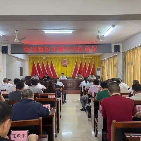 灵山镇乡村振兴大队会议暨节后收心会
