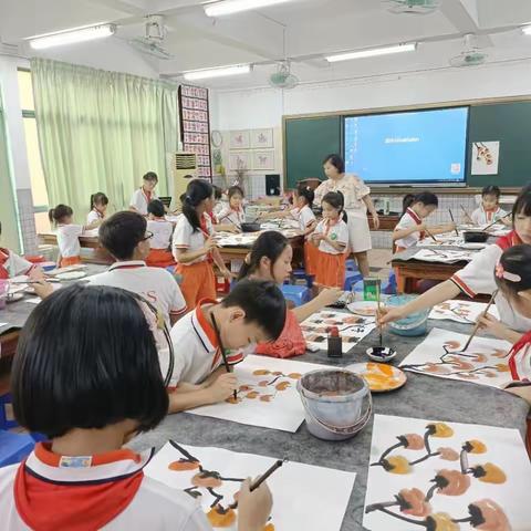 菊城小学-国画班1-3年级-期末总结