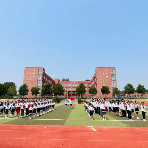 “牢记党的教导争做强国少年”     昌乐县乔官镇北展小学新队员入队仪式 ‍ ‍