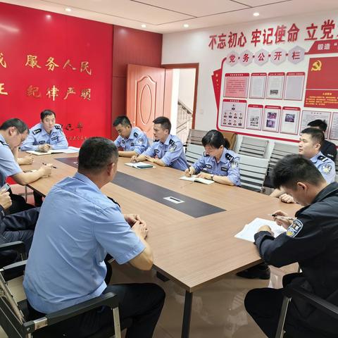 肖军同志到丹江派出所调度督导“双提升”工作