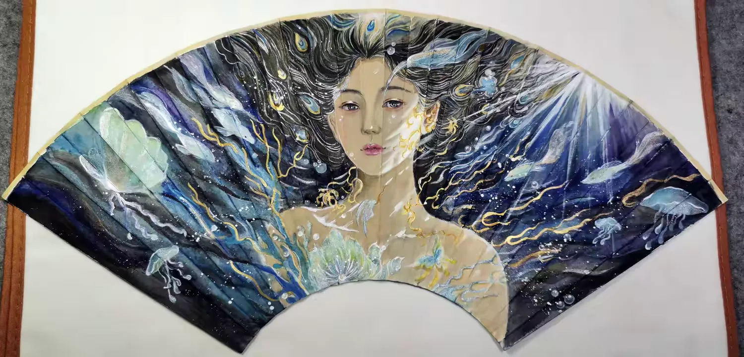 简篇-名师画家琥珀:以独创笔墨,让戏曲国画走向大众、走向世界