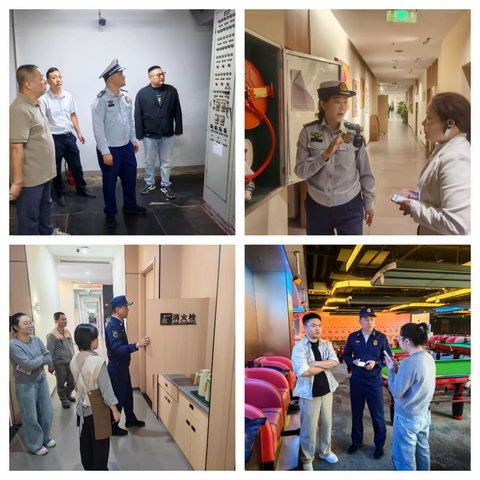 龙华区消防救援大队对辖区重点单位开展圣诞节消防安全夜查暨宣传工作